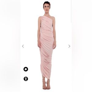 Norma Kamali Diana Gown in Blush